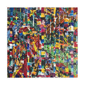 Patrice Rouge LE Collection - Vibrant Modern Art Dining Cover - Color of the Amazon