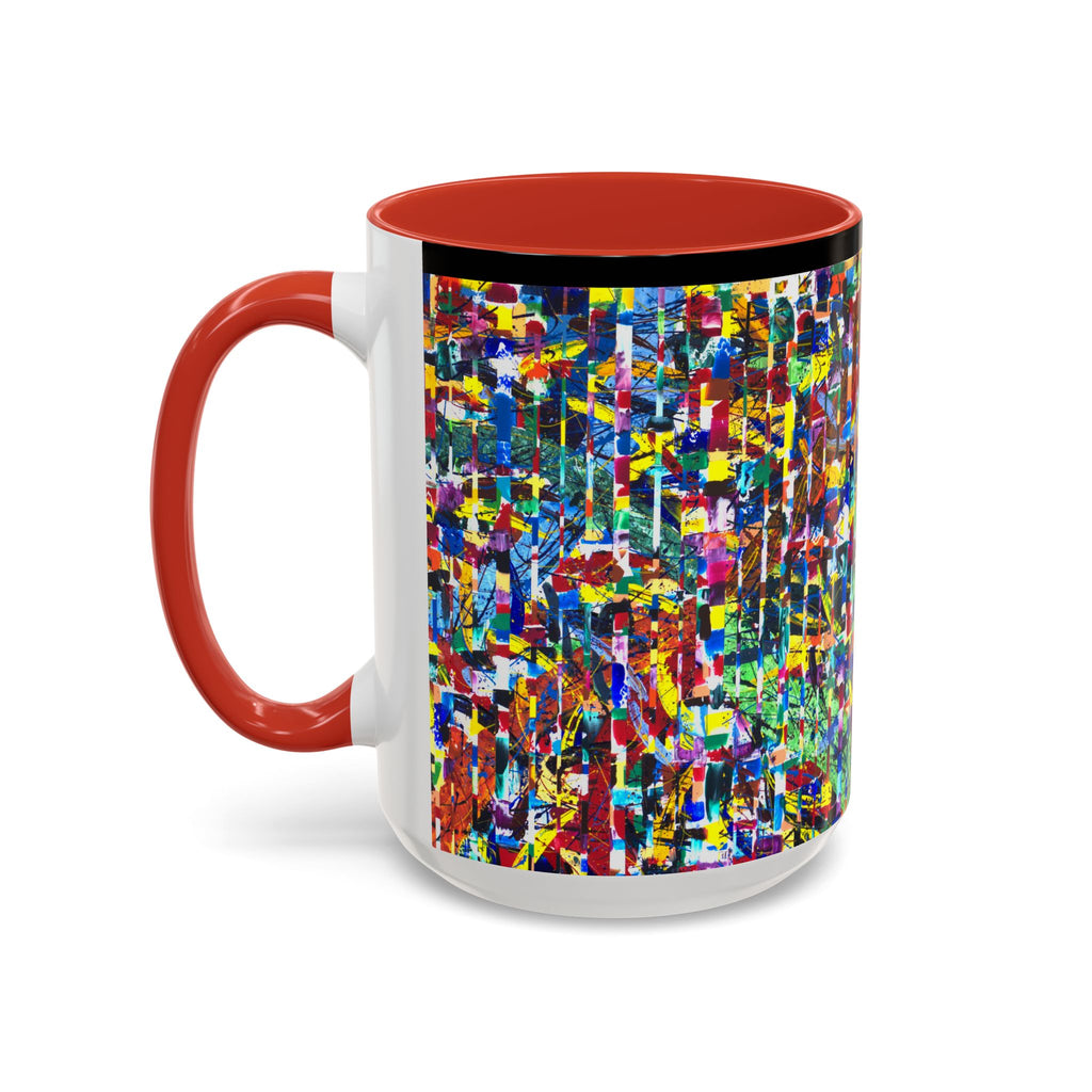 Patrice Rouge Art Collection Ceramic Mug - Color of the amazon