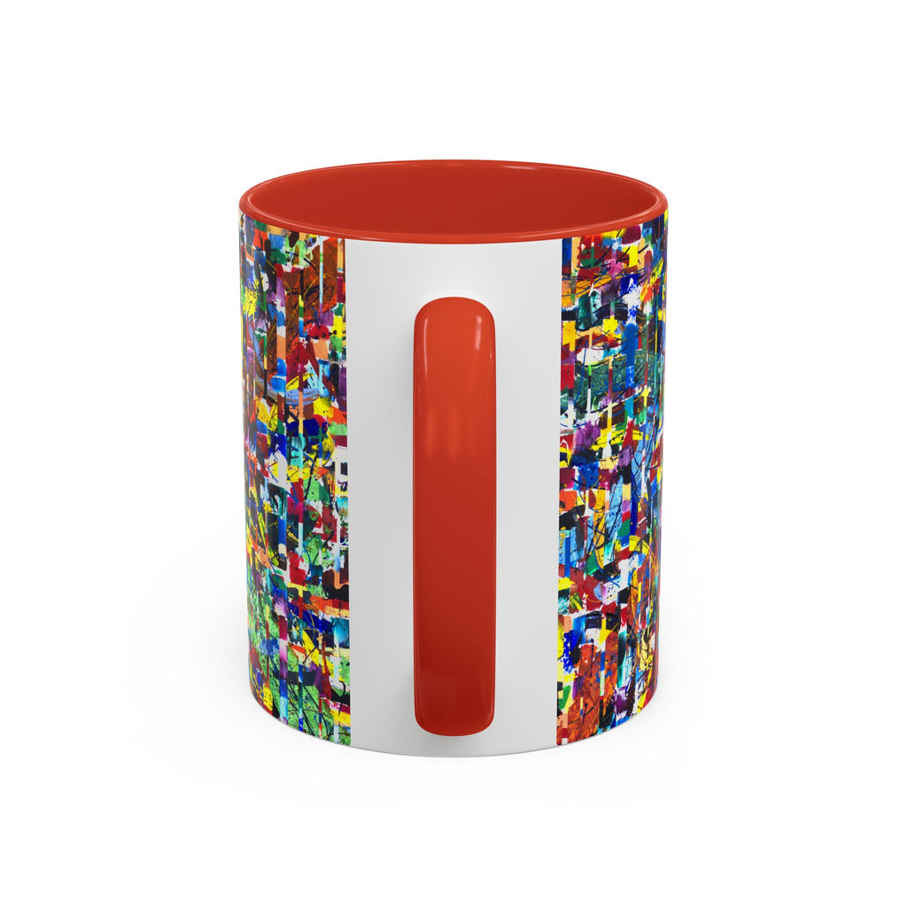 Patrice Rouge Art Collection Ceramic Mug - Color of the amazon