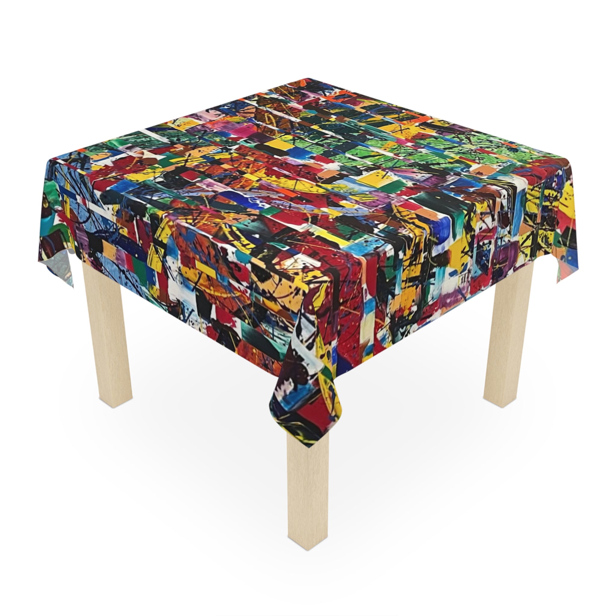 Patrice Rouge LE Collection - Vibrant Modern Art Dining Cover - Color of the Amazon